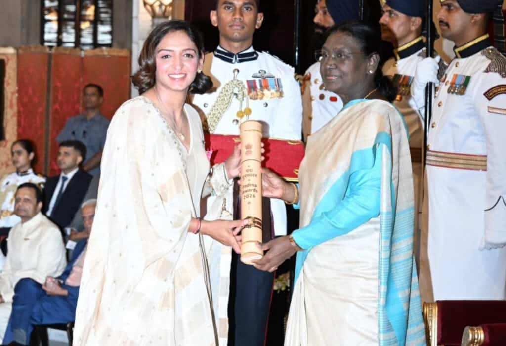 Harmanpreet Kaur Receives Padma Shri