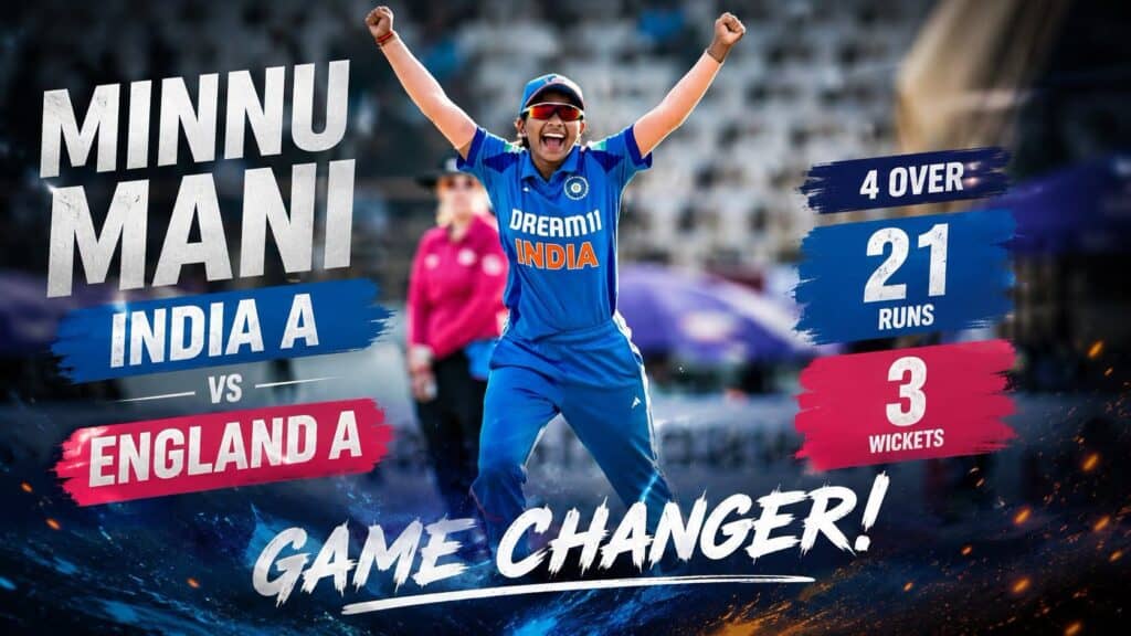 India A Women Beat England A by Five Wickets in T20 Series Opener