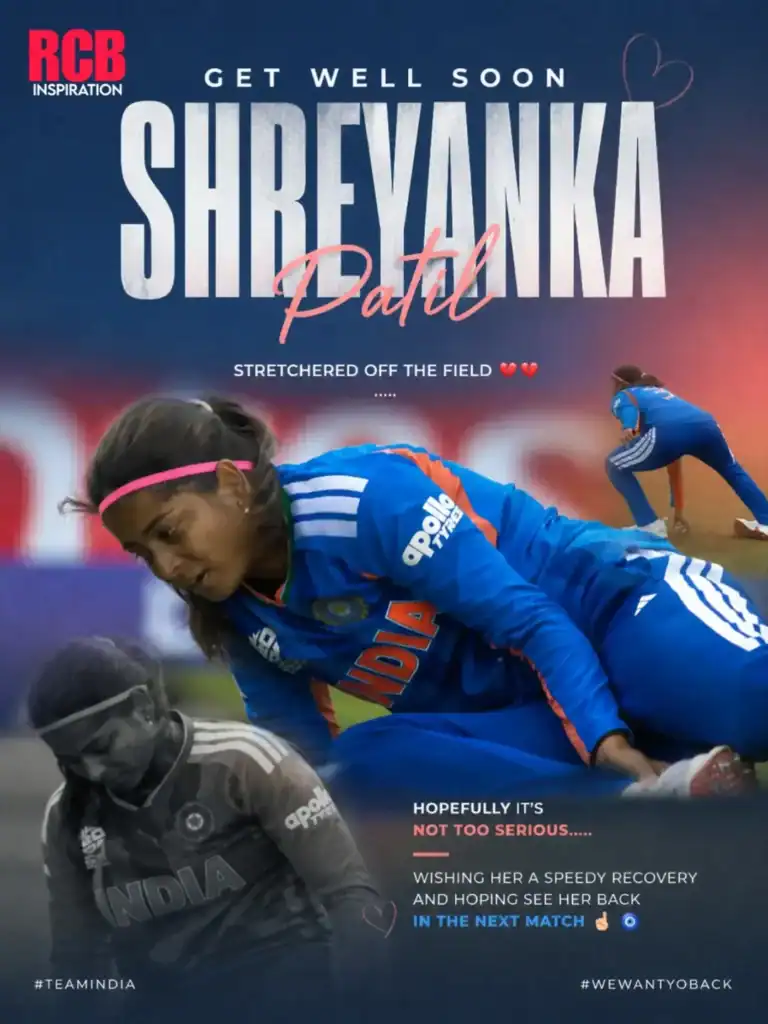Shreyanka Patil ruled out of Women’s T20 World Cup