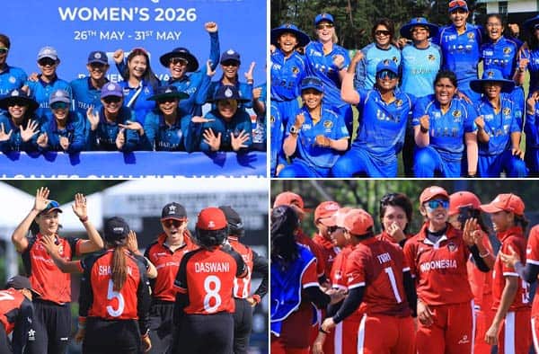 Thailand, UAE, Hong Kong and Indonesia Book Places at Women’s T20 Asia Cup 2026 Thailand, UAE, Hong Kong and Indonesia Women’s T20 Asia Cup 2026 Qualification