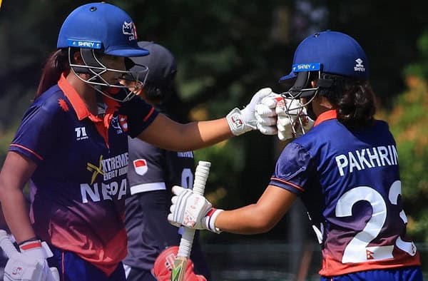 Nepal Women Beat Indonesia By Four Wickets As Indu Barma Plays Captain’s Knock Nepal Women Beat Indonesia By Four Wickets