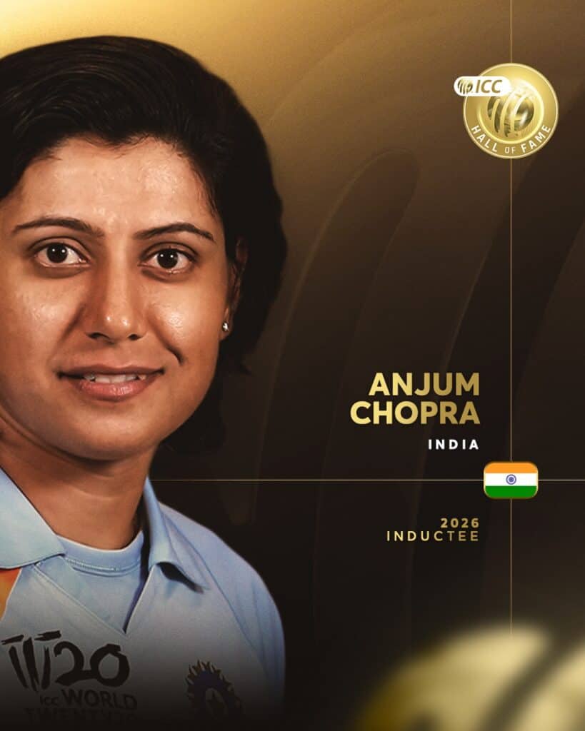 Who Is Anjum Chopra? ICC Hall of Fame 2026 Inductee and Cricket Legend