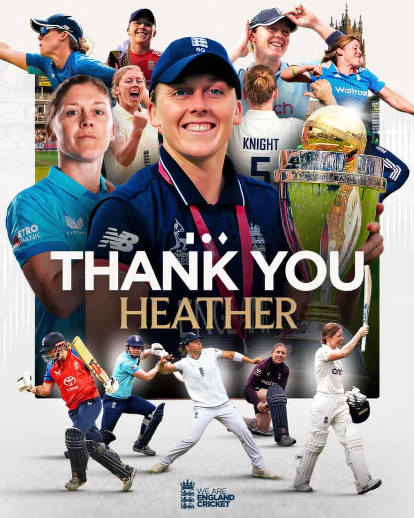 Heather Knight Explains Emotional England Exit: ‘Wanted to Give My All This Summer’ Heather Knight Explains Emotional England Retirement Decision