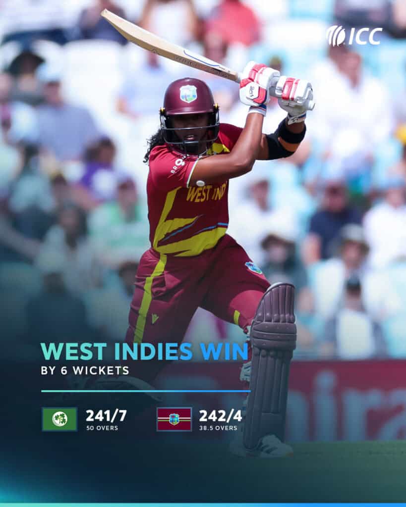 Matthews, Taylor Tons Seal West Indies ODI Series