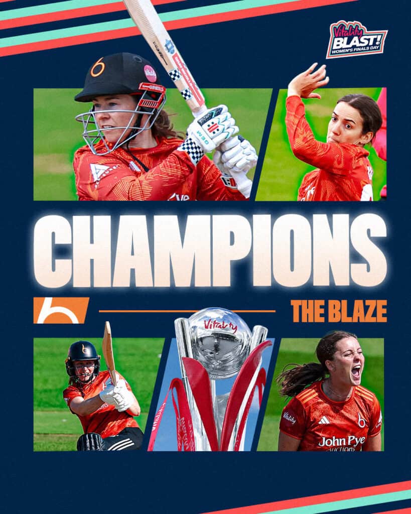 Women’s T20 Blast Finals Day Ends Summer Before Sparse Crowd