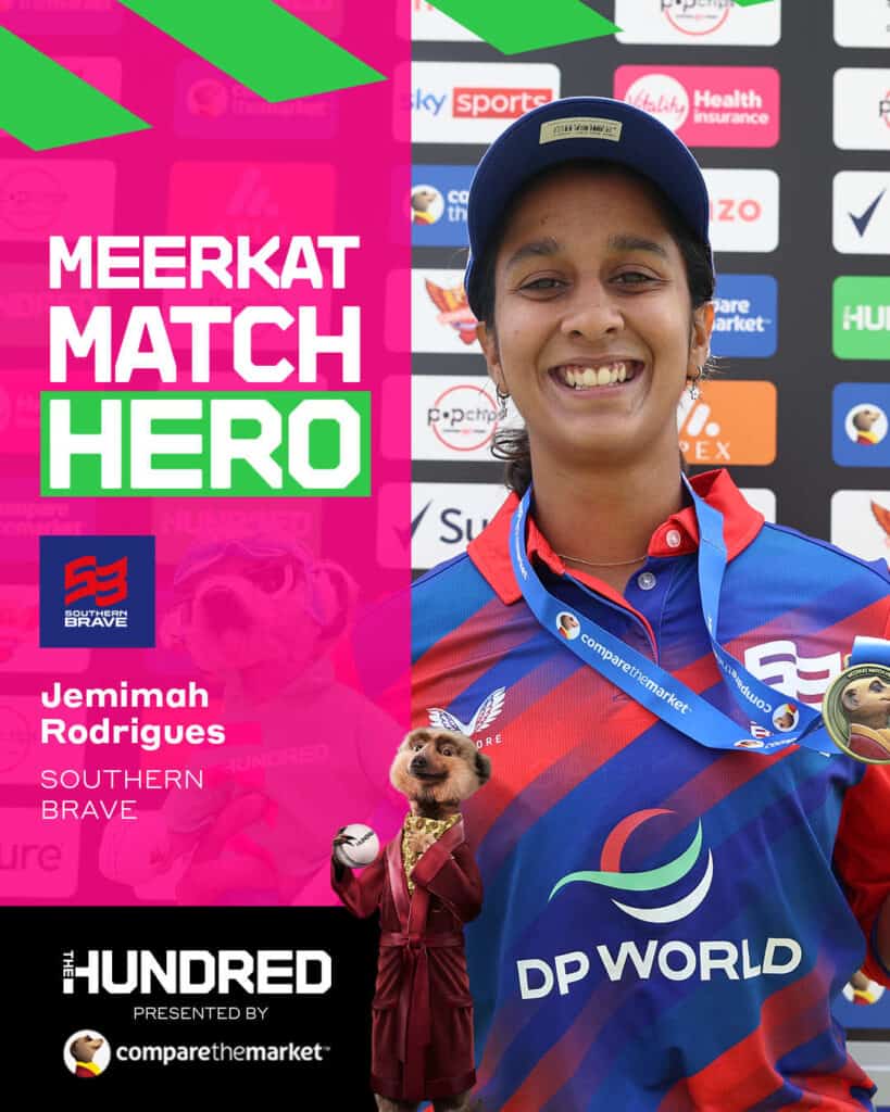 Jemimah Rodrigues Guides Southern Brave Past Sunrisers Leeds