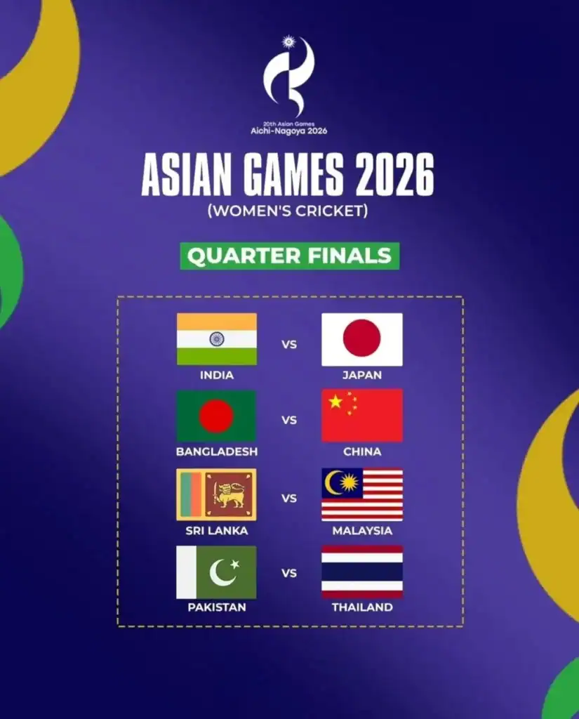 Asian Games 2026: India Women Face Japan in Cricket Quarterfinal