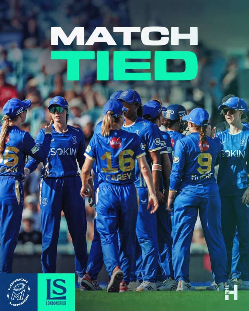 Every Tied Match in Women’s Hundred History: Full List, Results and Match Summaries Every Tied Match in Women’s Hundred History: Full List