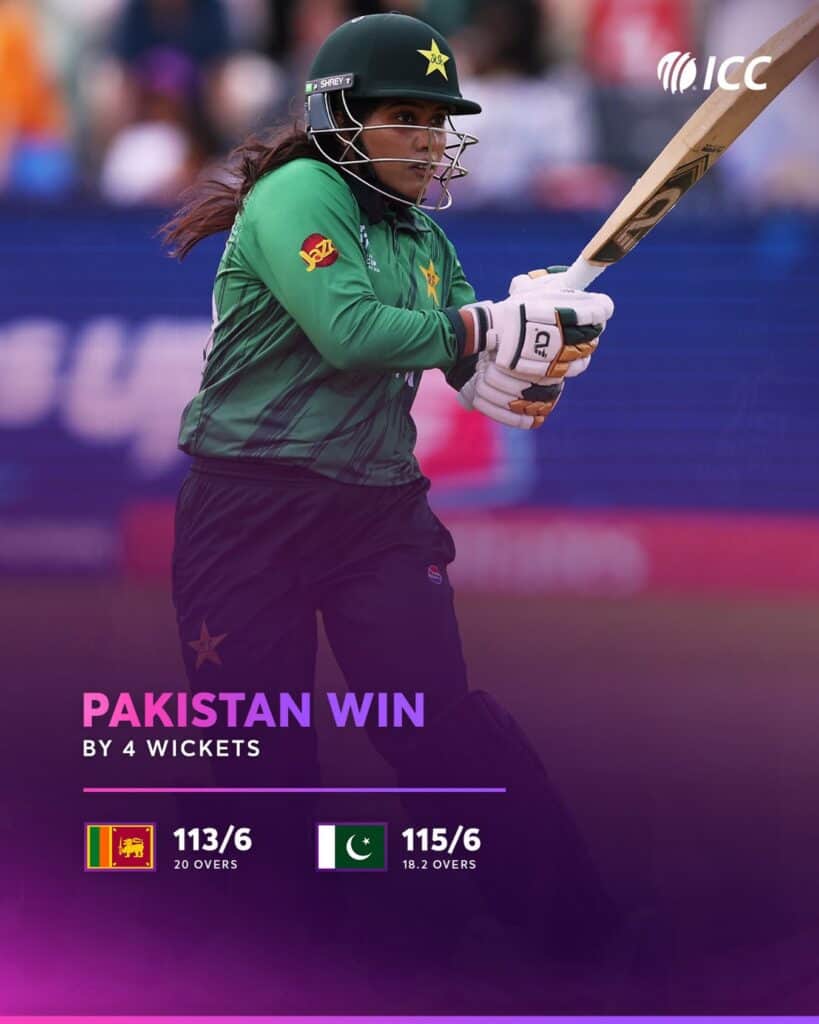 Ayesha Zafar Stars as Pakistan Women Beat Sri Lanka to Avoid T20I Series Whitewash