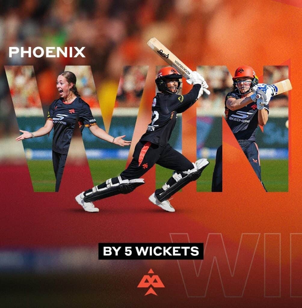 Birmingham Phoenix Women Beat MI London by Five Wickets