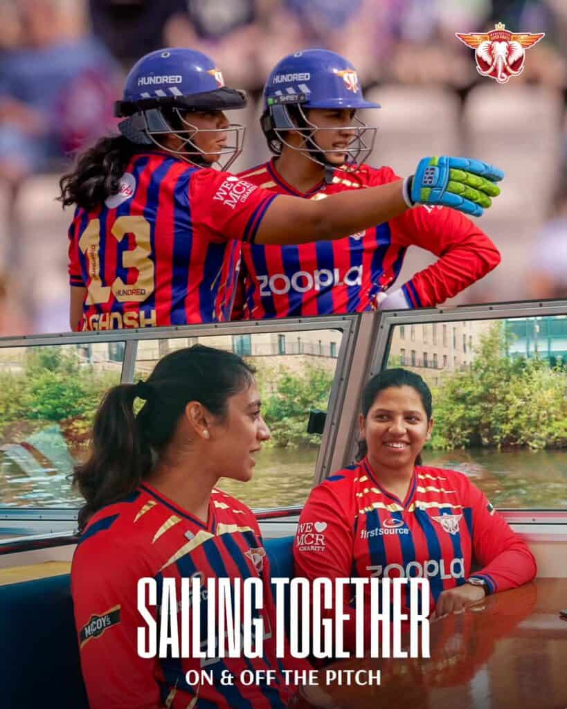 India Women’s Hundred Round-Up: Smriti Mandhana, Richa Ghosh and Deepti Sharma Shine in The Hundred Playoff Race Mandhana, Richa and Deepti Shine in Hundred Playoff Race