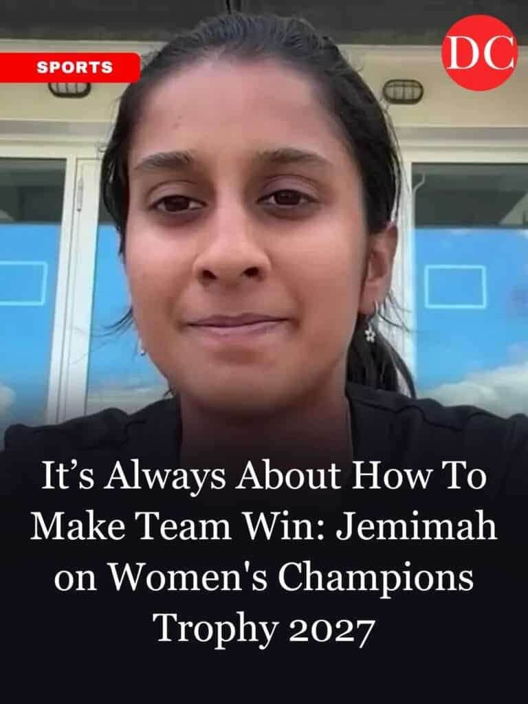 Jemimah Rodrigues Eyes 2027 Women’s Champions Trophy After Injury