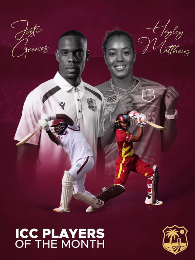 Hayley Matthews Makes History With Record Fifth ICC Player of the Month Award Hayley Matthews Makes History With Record Fifth ICC Player of the Month Award