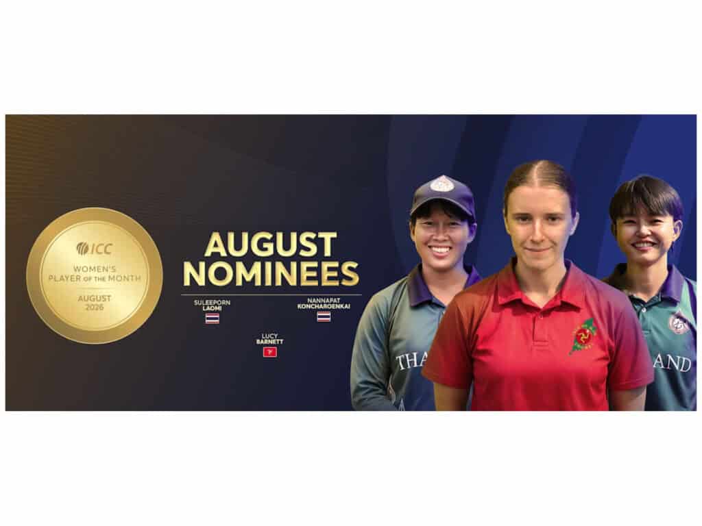 ICC Reveals Women’s Player of the Month Nominees for August 2026 ICC Women’s Player of the Month Nominees Announced for August 2026