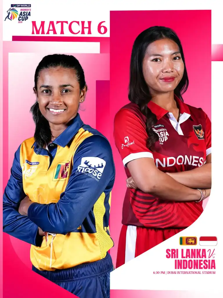 Women’s Asia Cup 2026 Match 6 Preview and Predictions: Sri Lanka vs Indonesia Sri Lanka vs Indonesia Women’s Asia Cup 2026: Preview and Prediction