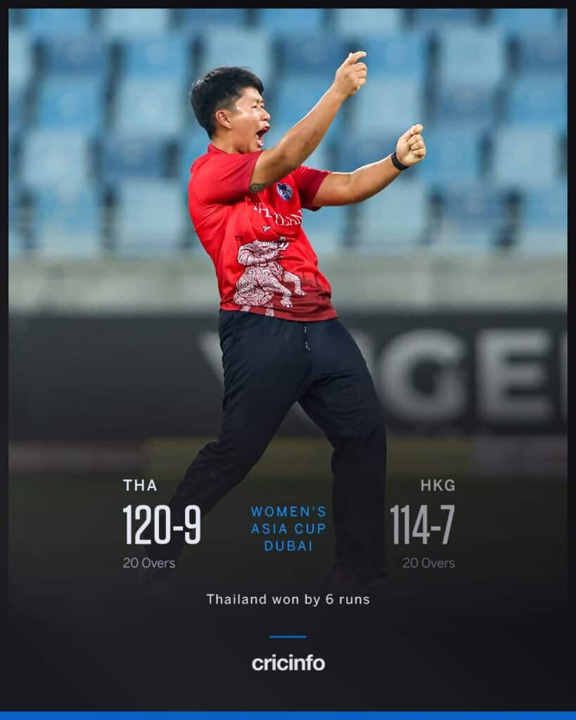 Thailand Women Beat Hong Kong, China in Asia Cup 2026 Opener
