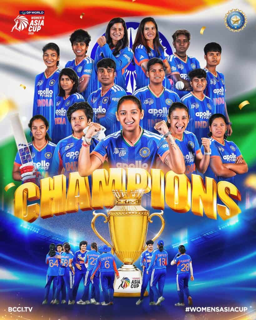 Women’s Asia Cup 2026 Awards: Shafali Verma Named Player of the Tournament