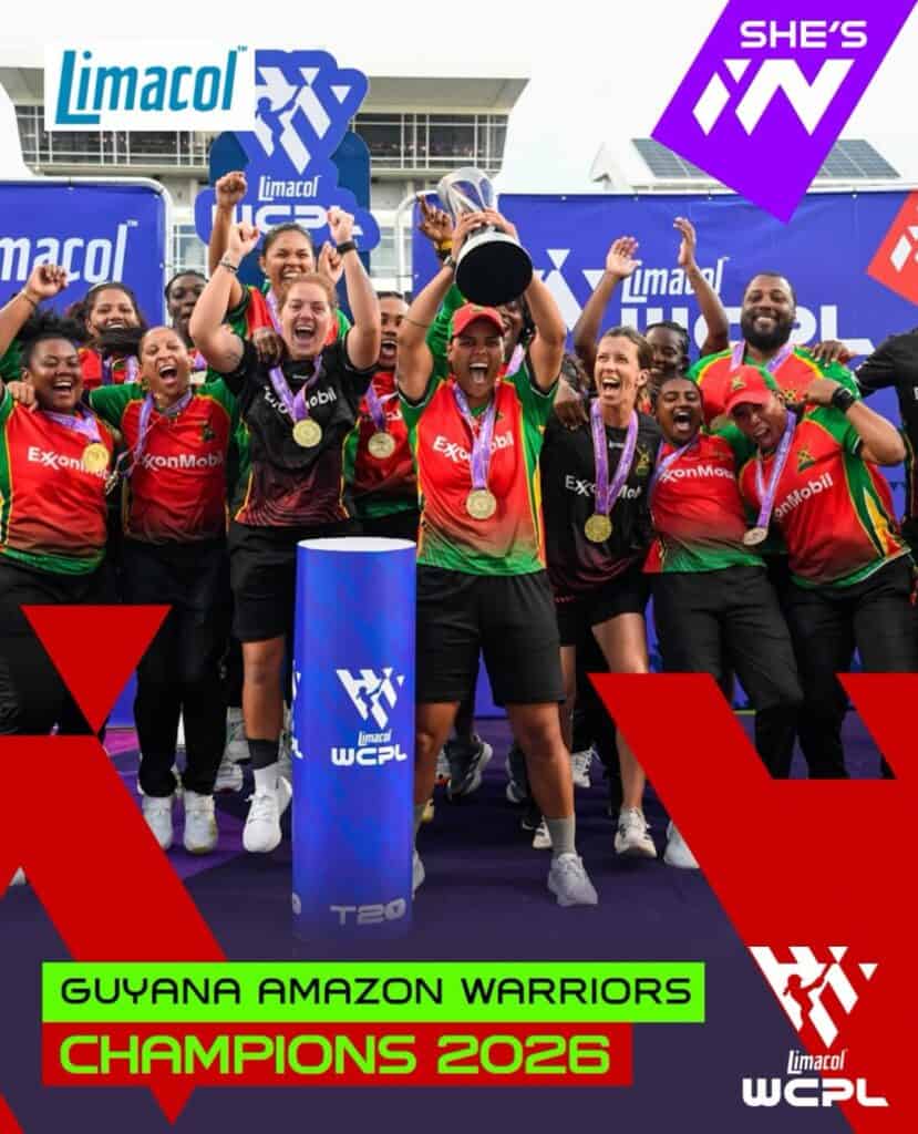 Women’s CPL 2026 Final: Guyana Beat TKR by 2 Wickets to Win Title