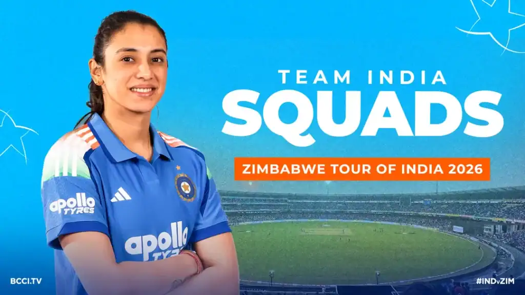 Smriti Mandhana Named India Captain as BCCI Announces Zimbabwe Squads