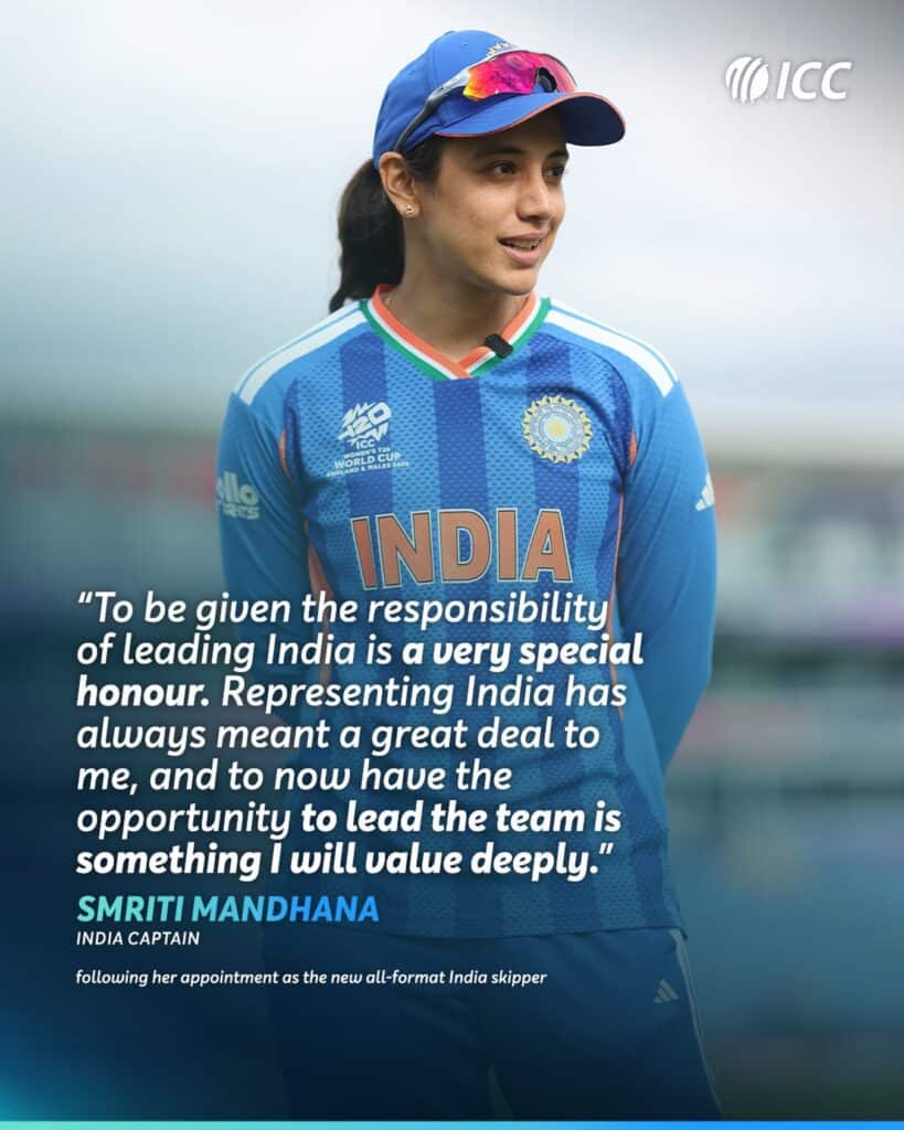 Mithali Raj Backs Smriti Mandhana as India’s Next Captain