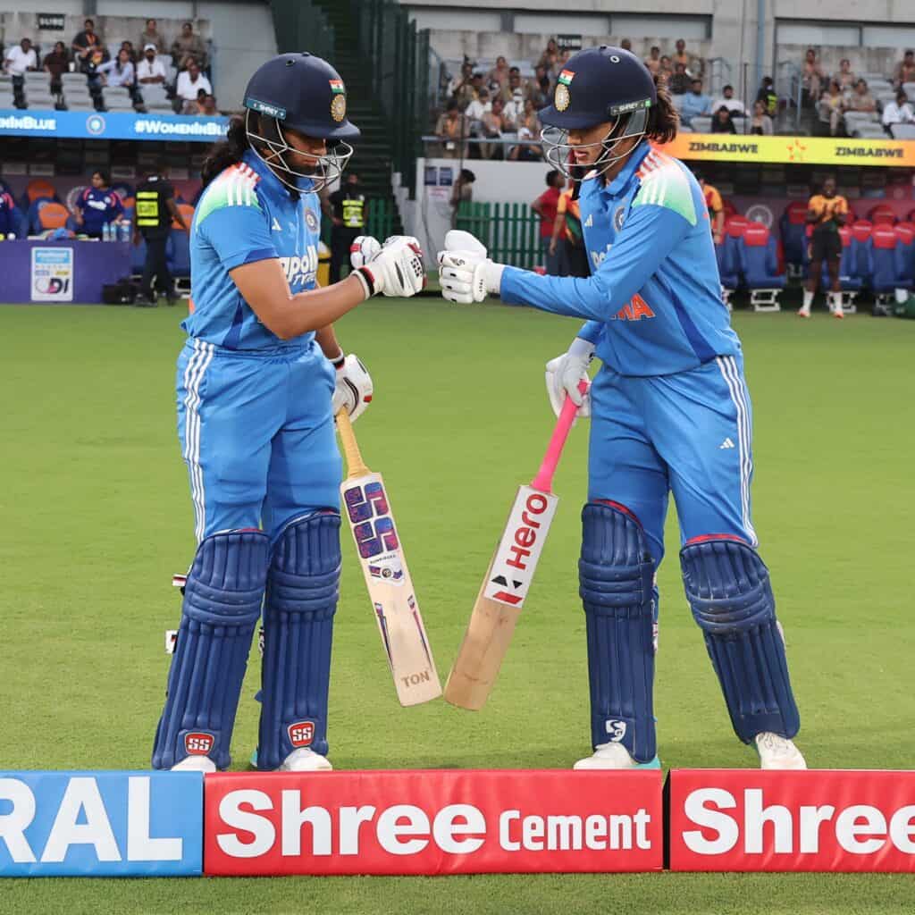 Mandhana, Rawal Break India Women's ODI Partnership Record